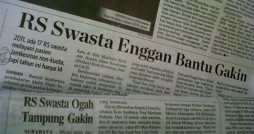 Foto Surabaya Post halaman tujuh dan Surabaya Pagi Halaman tiga