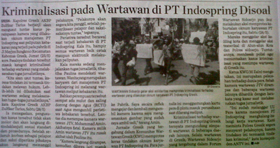 Surabaya Post Sabtu 26 Mei 2012