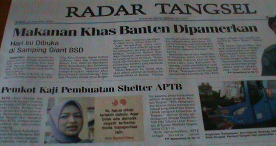 Tangerang Ekspres 24 Oktober 2012